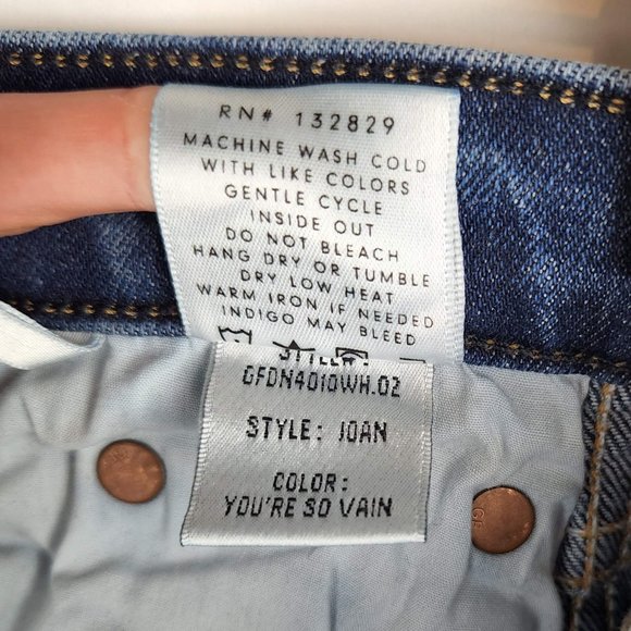 GRLFRND Joan Crop Flare Jeans sz 26 - Picture 8 of 8